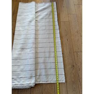 Pottery Barn Pickstitch Rust Fabric Material 8 1/8 Yards Cotton Striped